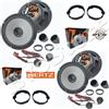 Hertz EvoTuning Kit 8 Casse Altoparlanti Hertz K 165 Ant+Post Mercedes Classe A W176