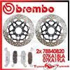 BREMBO Dischi Freno Anteriore BREMBO+Pastiglie SINTER LA PER SUZUKI SV 650 1999 2000