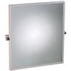 THERMOMAT - SANILINE SPECCHIO DI SICUREZZA AD INCLINAZIONE REGOLABILE CON STAFFE PER FISSAGGIO A MURO 606 X 656 MM. BIANCO 350N