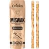 ORINKO® Siwak per Denti Naturale x2 - Spazzolino Ecologico per Pulizia e Sbiancamento Denti - Miswak Africano per Cura Naturale - Bastoncini di Araak per Igiene Orale - Alternativa Sostenibile