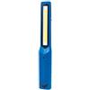 as - Schwabe LED lampada ad asta con batteria ricaricabile 200 lumen - torcia ad asta professionale LED - Mobile, luminosa con robusto alloggiamento in gomma, gancio e magneti - per interni - blu