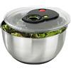 Emsa Turboline Centrifuga Insalata 4.5 l, Acciaio Inossidabile, Acciaio Inox/Nero, , 1 Unità