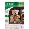 Glorex 0 4509-1-Animale Teddy Flori, Alto Circa, Peluche di Alta qualità, Solo da riempire, con Certificato di Nascita, Plush, Beige, ca. 26 cm