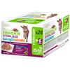 NovaFood Trainer Natural Trainer Sterilised Cat Bocconcini Multipack 24 bustine 85 gr (12 Merluzzo + 12 Tacchino) Umido Gatti