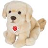 Hermann Teddy Teddy Hermann 91955 Golden retriever 25 cm, peluche | Design realistico, dettagli curati, da 18 mesi, lavabile, imbottitura in poliestere riciclato