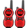 Retevis RT638 Walkie Talkie Bambini, Walkie Talkie per Bambini Torcia LCD a 16 Canali, Regalo Giocattolo Pasqua per Avventure all'Aperto Campeggio Escursionismo (1 Coppia, Rosso)