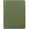 RHODIA 212003C - Portablocco e portadocumenti N°12 Verde Salvia - per Bloc-Notes e taccuini in Formato B7 (8,5 x 12 cm) - Simil Cuoio Italiano Premium - Collezione