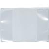 HERMA 1335 - Custodia protettiva per carte d'identità, 2 scomparti (2 x 80 x 113 mm, trasparente), adatta per formato DIN A7, 10 custodie per carte