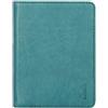 RHODIA 212004C - Portablocco e portadocumenti N°12 Pavone - per Bloc-Notes e taccuini in Formato B7 (8,5 x 12 cm) - Simil Cuoio Italiano Premium - Collezione