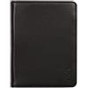 RHODIA 212001C - Portablocco e portadocumenti N°12 NERO - per Bloc-Notes e taccuini in Formato B7 (8,5 x 12 cm) - Simil Cuoio Italiano Premium - Collezione
