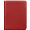 RHODIA 211007C - Portablocco e portadocumenti N°11 ROSSO PAPAVERO - per Bloc-Notes e taccuini in Formato A7 (7,4x10,5 cm) - Simil Cuoio Italiano Premium