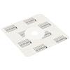 LUX ELEMENTS Manicotto per zona di dilatazione DRY-DBDZM 150, sottile e resistente agli strappi, 15 x 15 cm, in tessuto non tessuto di polipropilene per sigillare i tubi
