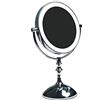 HIMRY KXD3136N-7x - Specchio cosmetico a LED sottile, ingrandimento 7x, luminosità regolabile senza livelli continui, specchio da tavolo illuminato, trucco rasatura, specchio da bagno, zoom normale +