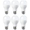 Amazon Basics Confezione da 6 lampadine a LED, con attacco Edison E27, piccole, da 13 W (equivalenti a 100 W), luce bianca calda, non dimmerabili