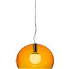 Kartell Small FL/Y Lampada da Soffitto, Arancio, Diametro 38cm