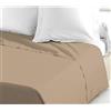 Home Linge Passion Drap Plat 57 Fils, Coton, Beige Fonçé Sable, 180x290 cm HP61331