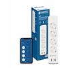 UNITEC 30798 Multipresa Wi-Fi 4 x 2 | Presa intelligente Wi-Fi con timer | Misurazione dei costi energetici | Controllo vocale e app | Con 2 uscite USB
