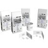 LUX ELEMENTS LTUBE1098, Bianco, Montagematerial, mittel
