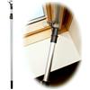WinHux Asta Telescopica 1,2-2,0 m in Alluminio con Blocco a Pulsante e Gancio Antiscivolo - Compatibile con Finestre per Tetti VELUX con Barra Superiore e Tende