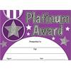 SuperStickers Sticker Solutions DMC14253 Platinum Award scintillante certificato, 20 Pezzi