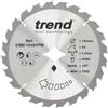 Trend Wood Cordless ATBR Lama per sega circolare, diametro 190mm, foro a diamante, 24 denti, taglio 1.6mm, +25° angolo, metallo duro (TCT), finitura media, CSB/19024TW