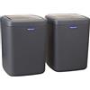 Wenko Cubo con tapa abatible Barcelona S, antracita