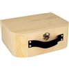 Artemio - Valigetta in Legno, 23 x 17 x 9 cm, Colore: Beige