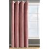 Eurofirany ROSA Tenda in Velluto con Occhielli - 1 Unità, Soffice, Pannello, Drappo Classico, Glamour, Elegante, Soggiorno, Camera da Letto, 290 g/m2, 140x250 cm, Rosa Scuro