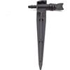 S&M 6 l/h-20 unità a Goccia con picchetto Delta Regolabile da 0 a 6 l/h, Nero