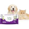 Italian Pet - Salviette Biodegradabili Aloe Vera e Lavanda - Salviette Detergenti Umidificate per Zampe, Muso e Pelo di Cani, Gatti, Conigli, Animali Domestici - 50 Salviette BIO Monouso (1)