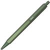 RHODIA 9387C - penna a sfera ricaricabile scRipt Corpo esagonale in alluminio spazzolato - Verde Salvia - Punta a sfera a scomparsa ad alta precisione 0,7mm, inchiostro nero - Collezione scRipt