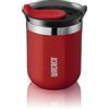 WACACO Octaroma Classico Tazza Termica Caffe con Isolamento Sottovuoto, Bicchiere da Viaggio in Acciaio Inossidabile a Doppia Parete con Coperchio, 6 fl oz (180ml), Rosso