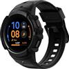 Spigen Cover con Cinturino Rugged Armor PRO Compatibile con Samsung Galaxy Watch Fe (2024), Galaxy Watch 5 40mm (2022), Galaxy Watch 4 40mm (2021) - Nero