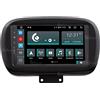 Jf Sound car audio system Autoradio Custom Fit per Fiat 500X Android GPS Bluetooth WiFi Dab USB Full HD Touchscreen Display 9 processore 8core e comandi vocali!