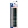 Staedtler HB2 matite Noris PAC di 6 pezzi, giallo e nero Stripes