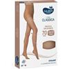 ITALSILVA COMMERCIALE Srl Collant Linea Classica 70 Denari Colore Medio Taglia 4 - Compressione Graduata, Maglia Microrete