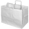Buste di carta personalizzati Buste carta kraft bianca e avana personalizzate 36+31 x 36 cm personalizzate o neutre