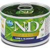 Farmina N/D Umido Prime Dog Mini Adult Agnello e Mirtillo 140 Gr Cane
