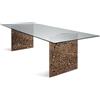 HORM tavolo rettangolare RIDDLED TABLE - ZE250XT1