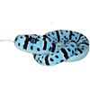 Wild Republic 89091 - Snakesss Serpente a Sonagli di Peluche, 137 cm, Azzurro