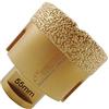 SHDIATOOL Punta per Trapano Diamantata 55mm Vacuum Brasato Foretto Diamantato con Filettatura M14 per Porcellana Piastrella Granito Marmo Taglio a Secco