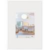 walther designCornice per foto bianca 50 x 70 cm con vetro artistico, cornice in plastica New Lifestyle KVX070W