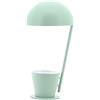 LUSSIOL Pretty, lampada da scrivania in metallo, 40 W, verde, ø 20 x H 40 cm