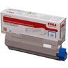 Oki TONER ORIGINALE OKI 46507507 C612 CIANO 8K SPEDIZIONE GRATUITA