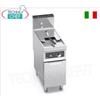 FRIGGITRICE a GAS 1 VASCA a V da lt.18, Bruciatori Esterni, Bflex - Comandi Elettronici