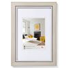 walther design Cornice Acciaio 10 x 15 cm con Bordo Interno Argento Metro Design Cornice LO015D