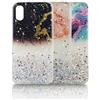 Cover con marmo e brillantini per iPhone XR Custodia Vari Colori