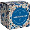Resetea | Dillo con fiori | Congratulazioni | Lino blu, nomedici e fiore celeste.