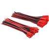 OliYin 20 Paia 22awg Connettore JST a 2 Pin Maschio Femmina Spina Cavo in Silicone da 10 cm per Striscia Lampada a LED Giocattoli RC Batteria BEC (Confezione da 20)