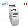 FRIGGITRICE ELETTRICA su MOBILE, 1 VASCA da lt.22, POTENZIATA